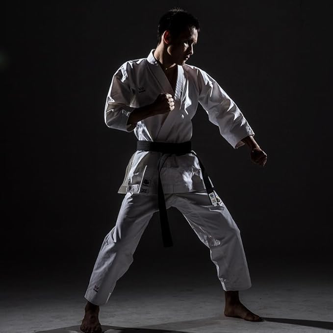 WESING Karate Belt WKF Approved for Karate Competition Black Red Blue Belt Martial Arts