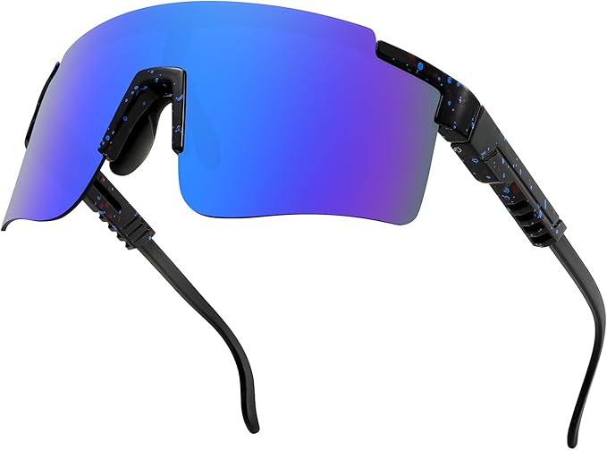 MALIDAK Sports Sunglasses for Mens Women Youth Baseball Sunglasses UV400 Protection Men Cycling Glasses