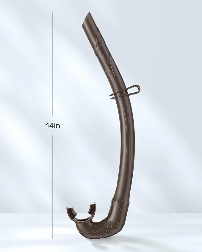 W WSTOO Adults Diving Snorkel Breathing Tube Silicone Flexible Foldable Snorkel Anti-Drop for Freediving Swim Training,Diving and Scuba Diving,Easy to Carry for Travel