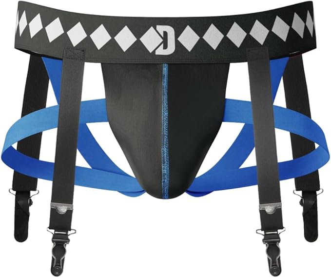 Diamond MMA Hockey Garter Belt - Shift-Proof Groin Protection for Hockey Players & Goalies