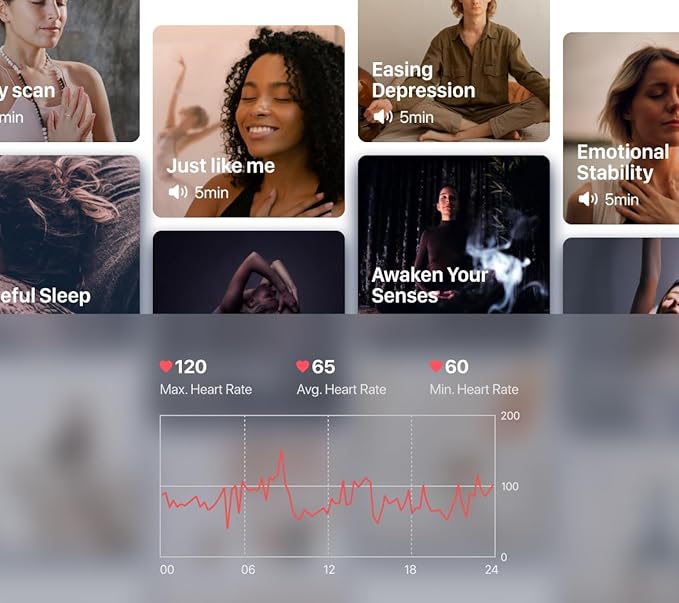 Smart Ring for Women Men Fitness & Sleep Tracker with Heart Rate Blood Oxygen Monitor Cycle Monitoring Step Counter IP68 No Subscription Works with iPhone & Android (Silver, #6-51.9mm/2.04")