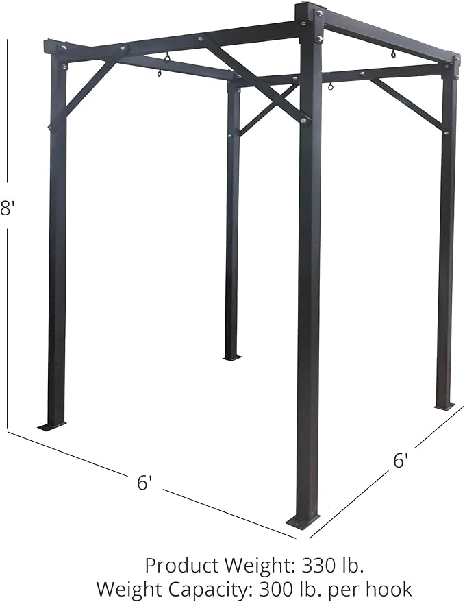 Titan Fitness 4 Bag Boxing Stand 6' x 6' Footprint 330 lb. Heavy Duty Bolt Down