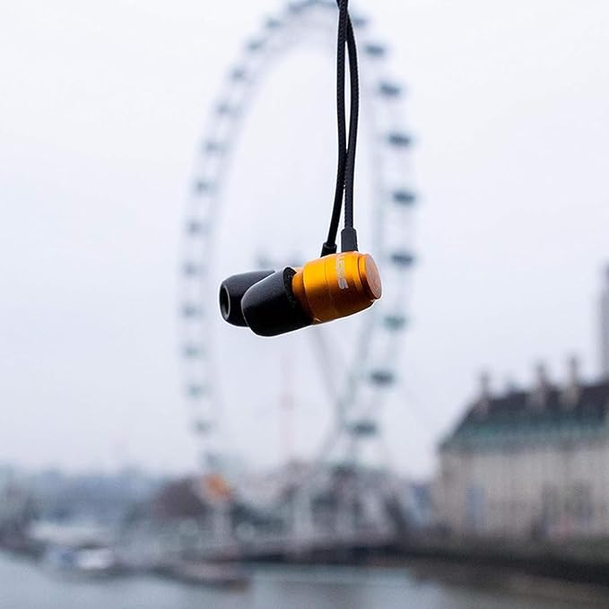 LUDOS Clamor USB C Headphones for iPhone 16 15 Pro Max Plus iPad Pro, 5 Years Warranty, USB-C Earbuds for Samsung Galaxy S24 S23 Ultra S22 S21 FE S20 A55 A54 A53, USB Type C Earphones - Gold