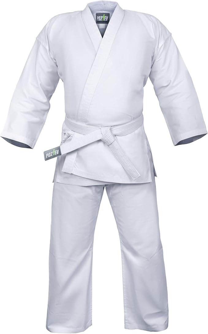Karate Uniform for Kids & Adults Lightweight Student Gi Pants and Jackets for Martial Arts Uniform With Free Belt