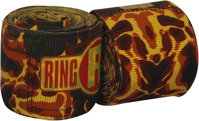 Ringside Apex 180” Boxing Hand Wraps Pair - Durable, Elastic Training Wraps with Hook & Loop Closure, Multi-Color Options, Perfect for MMA, Muay Thai, Kickboxing