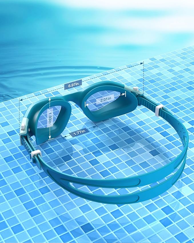 ZIONOR Swim Goggles, G1 SE Swimming Goggles Anti-fog for Adult Men Women