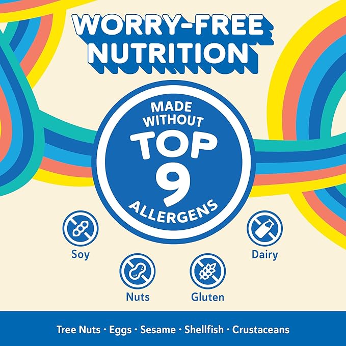 Ripple Kids Vanilla Plant Based Shake Ups | 13g of Quality Sourced Pea Protein, Calcium Rich | Shelf Stable | Vegan & Non GMO | Dairy, Soy, Nut, Gluten & Lactose Free | 8 Fl Oz Cartons (Pack of 12)