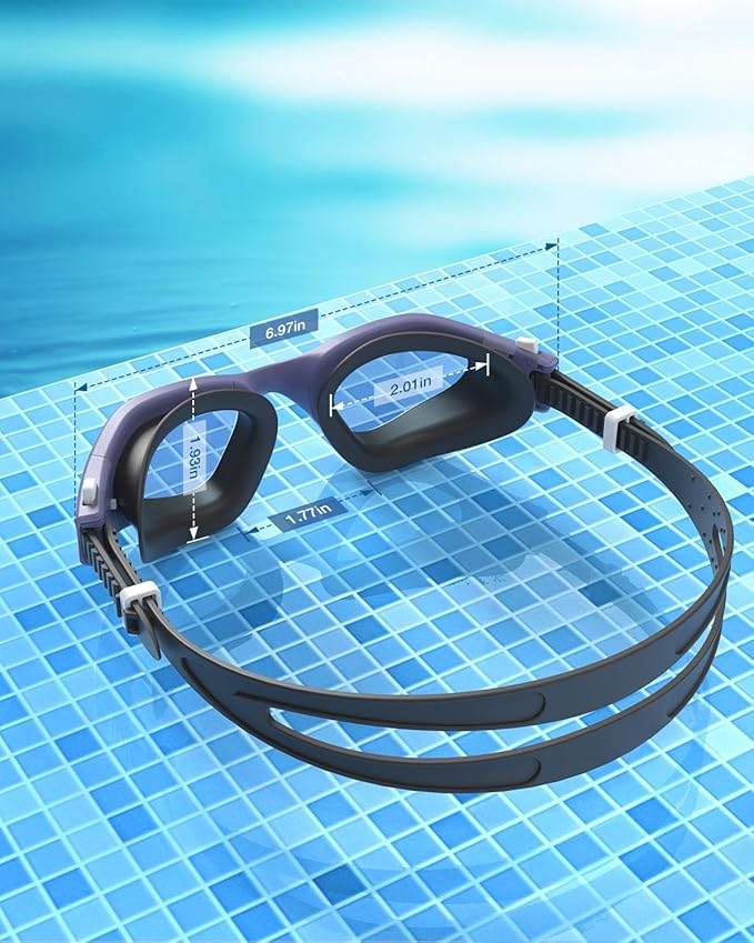 ZIONOR Swim Goggles, G1 SE Swimming Goggles Anti-fog for Adult Men Women