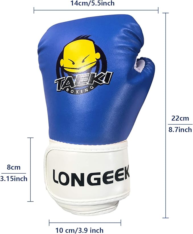 Longeek Kids Boxing Gloves for 3-8 Years Toddler Baby 4oz Fighting Training Punching Bag MMA
