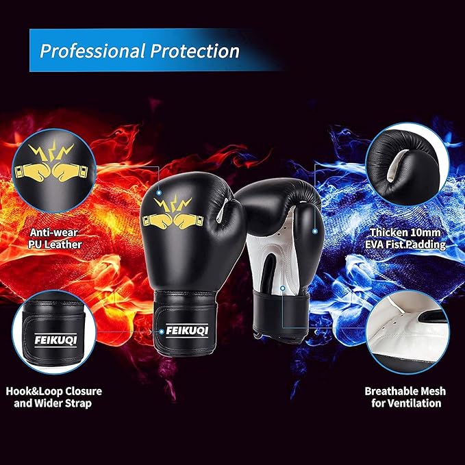 Punching Bag for Adults, Boxing Bag with Stand 70''-205lbs Freestanding Punching Bag for Adults - Kickboxing Bag for Home Gym Office