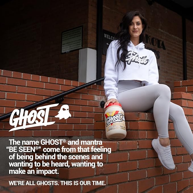 GHOST Whey Protein Powder, Cereal Milk - 2LB, 25G of Protein - Whey Protein Blend - Post Workout Fitness & Nutrition Shakes, Smoothies, Baking & Cooking - Soy & Gluten-Free