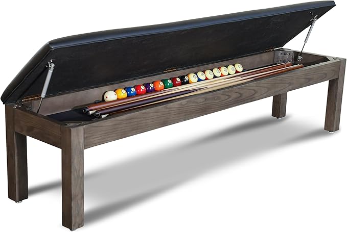 Nixon Billiards - Birdy Slate Billiard Pool Table- Grayson Grey - 7ft and 8ft - Whiteglove