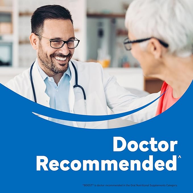 BOOST Plus Nutritional Drink, Very Vanilla, 8 fl oz (Pack of 24)