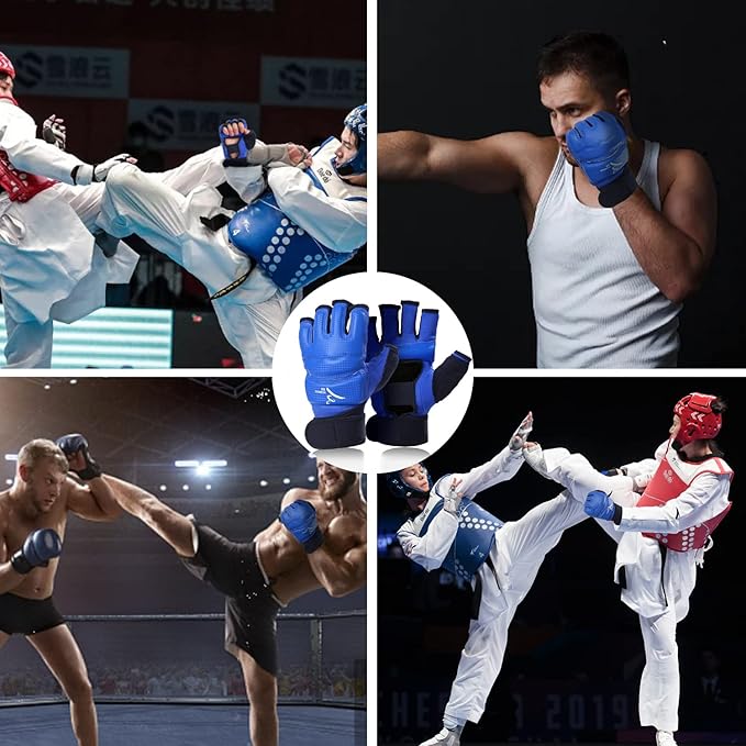Kickboxing Sparring Gloves MMA Gloves Boxing Gloves for Men Women Kids Half Finger Punching Bag Gloves Fighting Gloves for Men Women Boxing Training