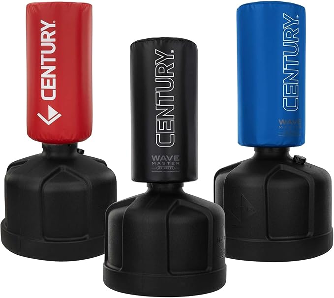 Century Original WAVEMASTER | Heavy Punching Bag - Training Bag, Martial Arts, MMA, Black, Karate, Taekwondo, Muay Thai, Freestanding, Kickboxing, Boxing