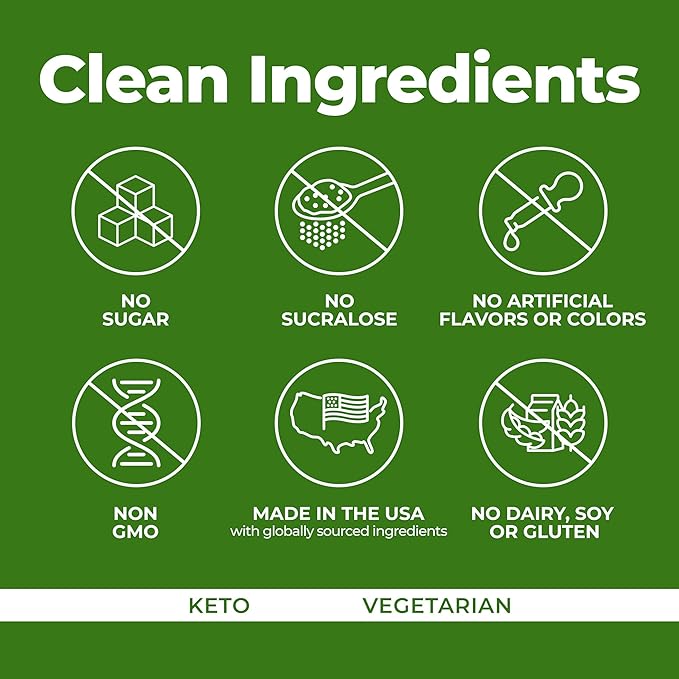 Pureboost Superfoods Clean Energy Booster, Energy Drink Mix Powder with 7 Organic Green Superfoods; Spirulina, Kale, Broccoli and Vitamins, Green Apple, Pineapple, Mango (Green Mojo, 30 Count)