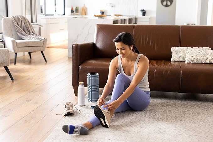 TriggerPoint Grid 1.0 Foam Roller - 13" Multi-Density Massage Roller for Deep Tissue & Muscle Recovery - Relieves Tight, Sore Muscles & Kinks, Improves Mobility & Circulation - Targets Key Body Parts