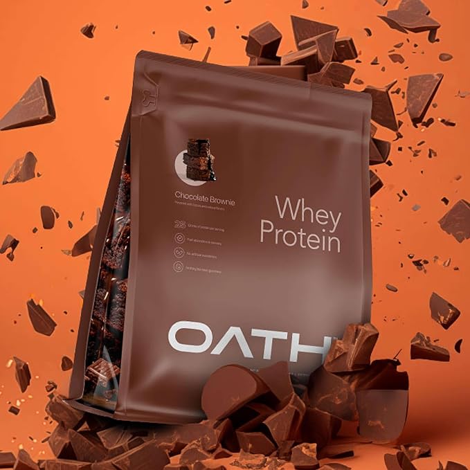 Whey Protein Powder, Chocolate Brownie, 25 Grams of Protein and Only 1 Gram of Sugar per Serving, 2 lbs, 25 Servings