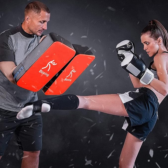 LuiceABC One Karate Taekwondo Boxing Kick Punch Adjustable Soft Shield Durable Training Pad for Boxing, Training and Protecting Your Palm, Wrist and Decreasing The Shock