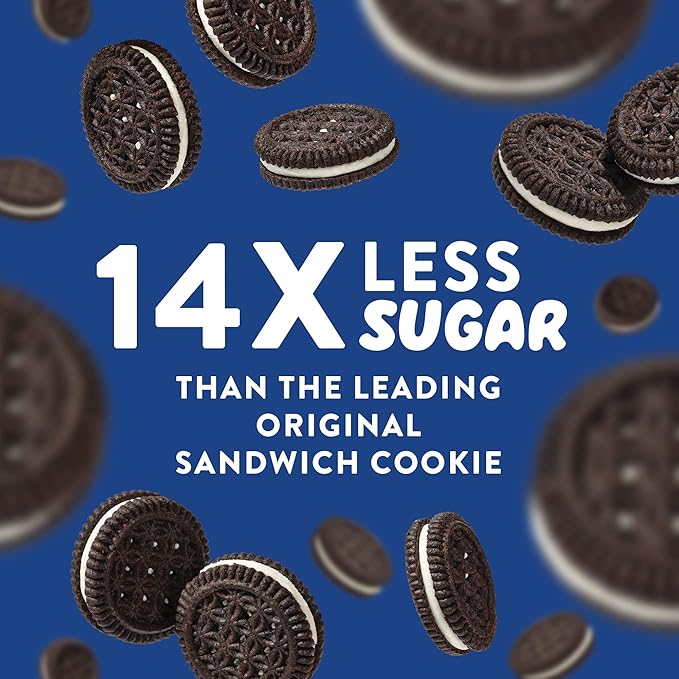 HighKey Keto Sandwich Cookies – Chocolate Cream, 4-Pack, Low Carb, Gluten-Free, No Sugar Added, Grain-Free Snack for Grown-Ups Who Snack Like Kids