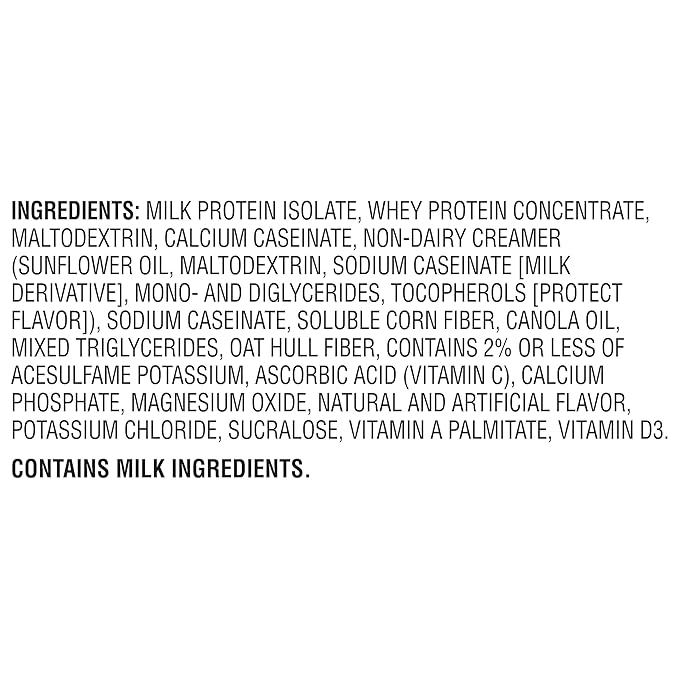 Muscle Milk Genuine Protein Powder, Vanilla Creme, 32g Protein, 4.94 Pound, 32 Servings