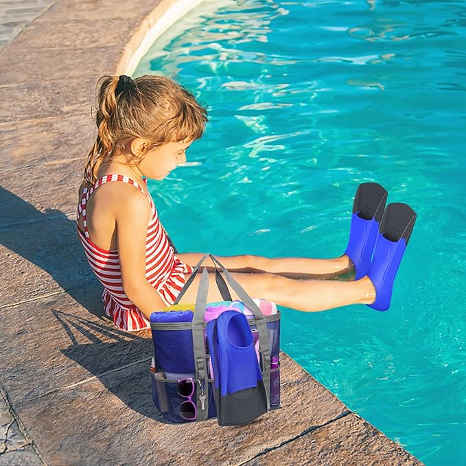 Gintenco Swim Fins, Kids Swim Training Fins for Lap Swimming, Travel Size Flippers with Mesh Bag, Silicone Swimming Fins for Kids Teens Adults Women Men