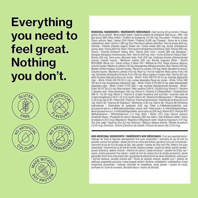 Shakeology Whey Protein Powder Blend - Gluten Free, Superfood Protein Shake with Vitamins and Minerals - Helps Support Healthy Weight Loss, Lean Muscle Support, Gut Health - Chocolate, 30 Servings