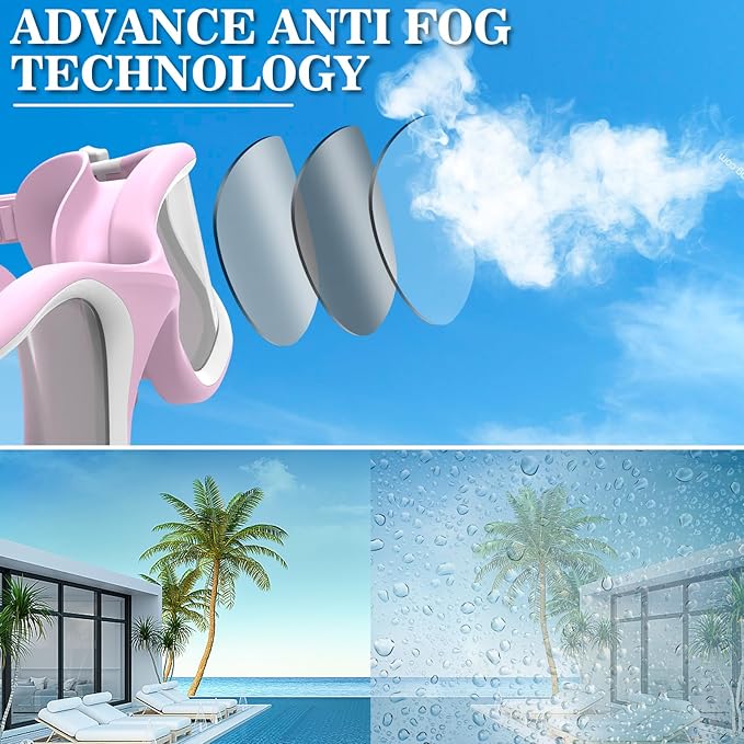 WIN.MAX Polarized Swimming Goggles Swim Pool Goggles Anti Fog Anti UV No Leakage Clear Vision for Men Women Adults Teenagers