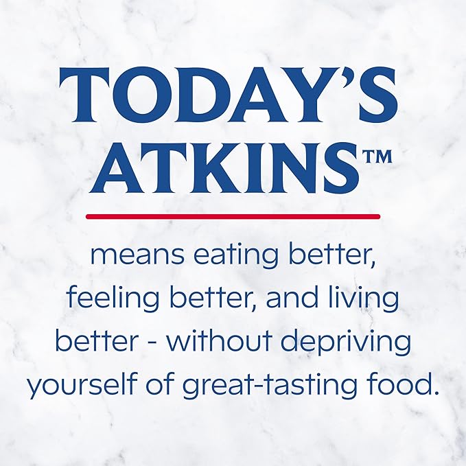 Atkins Café au Lait Iced Coffee Flavored Protein Shake, High Protein Shake, Low Sugar, Low Carb and Low Sugar, Keto Friendly, Gluten Free, 12 Count