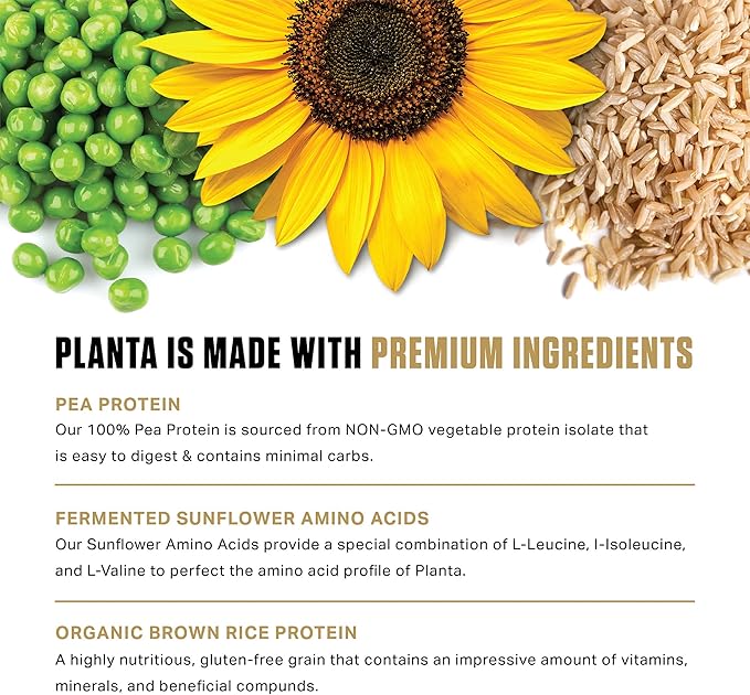 Ambrosia Planta - Premium Organic Plant-Based Protein (Peanut Butter Banana)