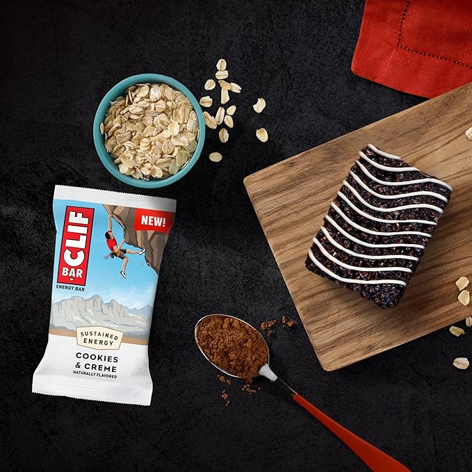 CLIF BAR - Variety Pack - 4 Flavors - Made with Organic Oats - Energy Bars - Non-GMO - Plant Based Protein Bars (12 Pack)