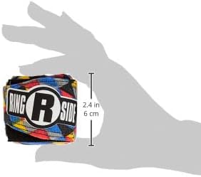 Ringside Apex 180” Boxing Hand Wraps Pair - Durable, Elastic Training Wraps with Hook & Loop Closure, Multi-Color Options, Perfect for MMA, Muay Thai, Kickboxing