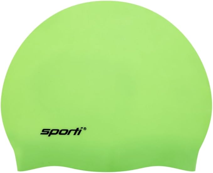 Sporti Silicone Swim Cap for Kids, Unisex Youth Swimming Cap, Protection Bathing Caps for Your Children, Aged 2-10