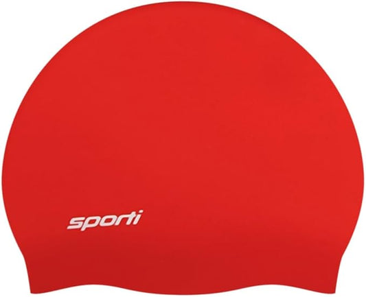 Sporti Silicone Swim Cap for Kids, Unisex Youth Swimming Cap, Protection Bathing Caps for Your Children, Aged 2-10