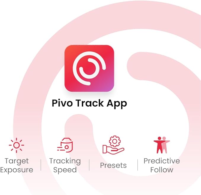 Pivo Equestrian Max AI-Powered 360° Rotation Horse, Face & Body Auto Tracking Smart Phone Holder for Equestrians and Athletes Compatible with Tablet & Smartphone with Remote Control