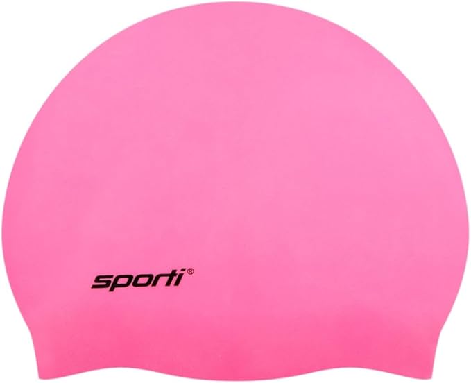 Sporti Silicone Swim Cap for Kids, Unisex Youth Swimming Cap, Protection Bathing Caps for Your Children, Aged 2-10