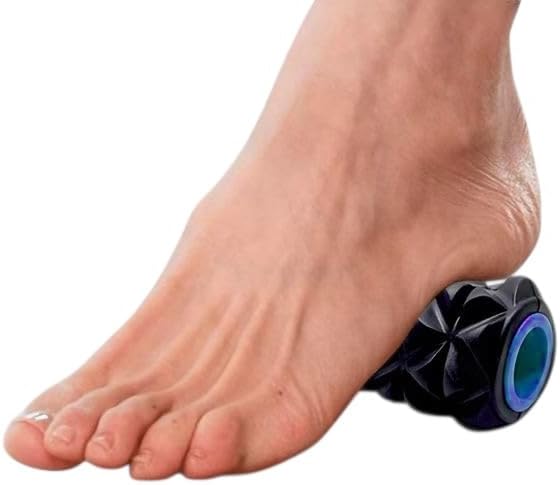 Foam Back Roller Wheel- Back Stretcher with Center Spine Cradle- Targeted Stretching, Neck & Back Pain Relief, Deep Tissue Trigger Point Muscle Massage for Physical Therapy, Pain & Exercise- Set of 5