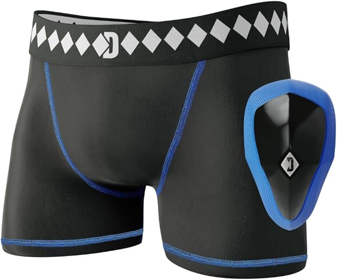 Diamond MMA Compression Short Built-in Jock Strap & Athletic Cup Groin Protection System