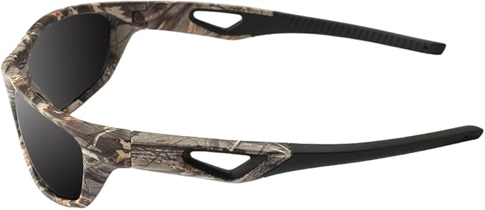 Polarized Outdoor Sports Sunglasses Tr90 Camo Frame for Men Women Driving Fishing Hunting Reduce Glare
