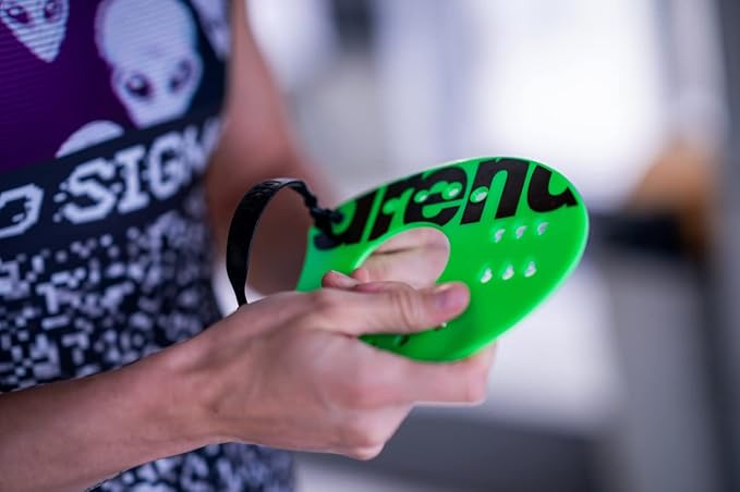 arena Unisex Elite Hand Paddle 2 for Lap Swimming and Technique Training, Swim Equipment for Men and Women, 4 Sizes
