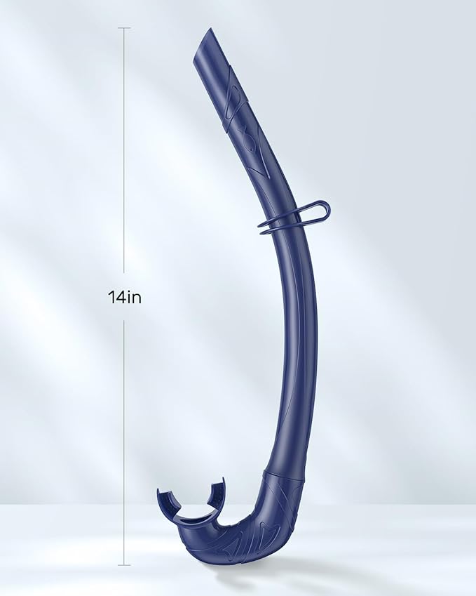 W WSTOO Adults Diving Snorkel Breathing Tube Silicone Flexible Foldable Snorkel Anti-Drop for Freediving Swim Training,Diving and Scuba Diving,Easy to Carry for Travel