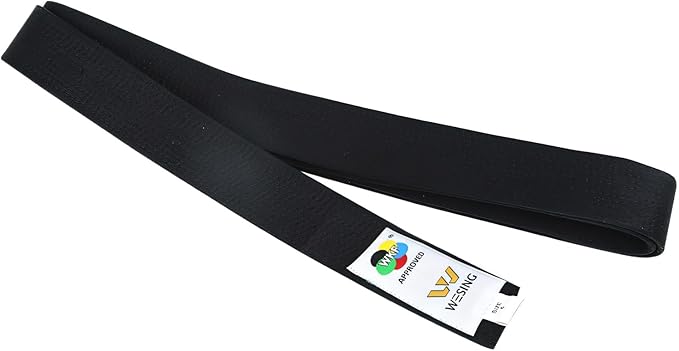 WESING Karate Belt WKF Approved for Karate Competition Black Red Blue Belt Martial Arts