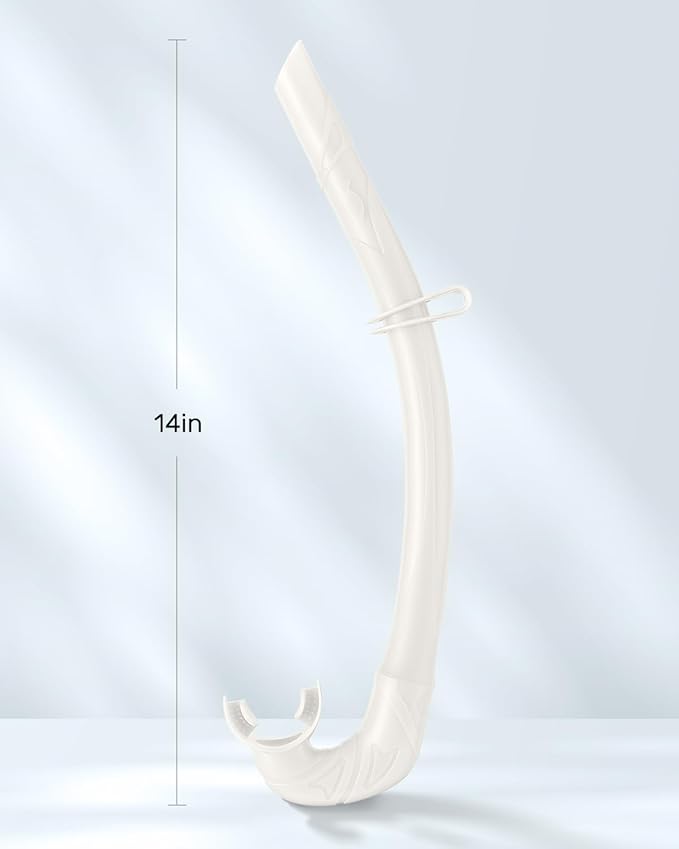 W WSTOO Adults Diving Snorkel Breathing Tube Silicone Flexible Foldable Snorkel Anti-Drop for Freediving Swim Training,Diving and Scuba Diving,Easy to Carry for Travel