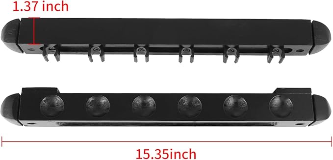 Pool Stick Holder - Wall Mounted with 6/8 Stick Capacity