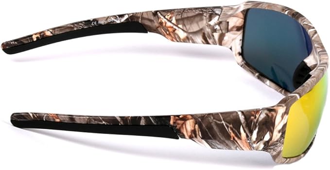 Polarized Outdoor Sports Sunglasses Tr90 Camo Frame for Men Women Driving Fishing Hunting Reduce Glare