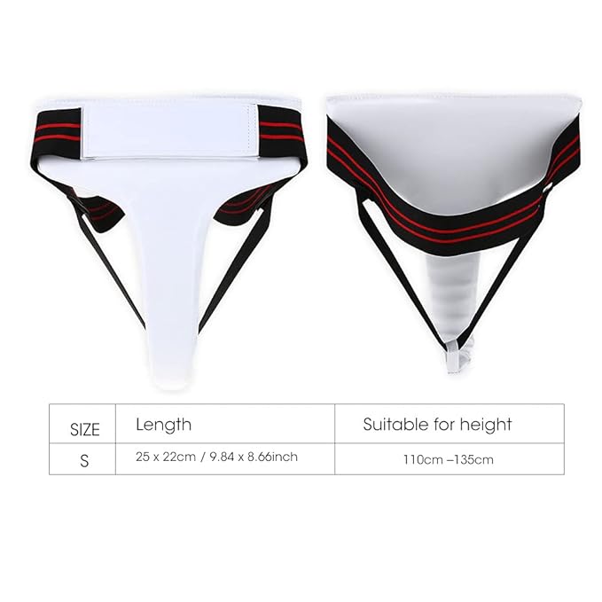 Women Groin Guard, Women Taekwondo Groin Guard Boxing Karate Jockstrap Sanda Crotch Protector for Taekwondo, Boxing, Karate (S)