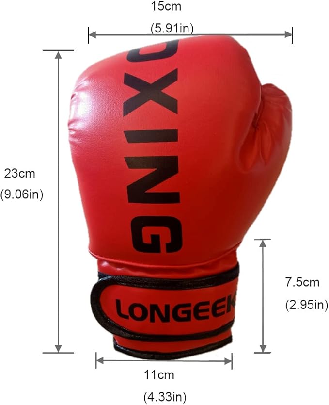 Longeek 4/6oz Kids Boxing Gloves,Training Gloves,Bag Gloves,Fight Gloves for 3-15 Years Childrens