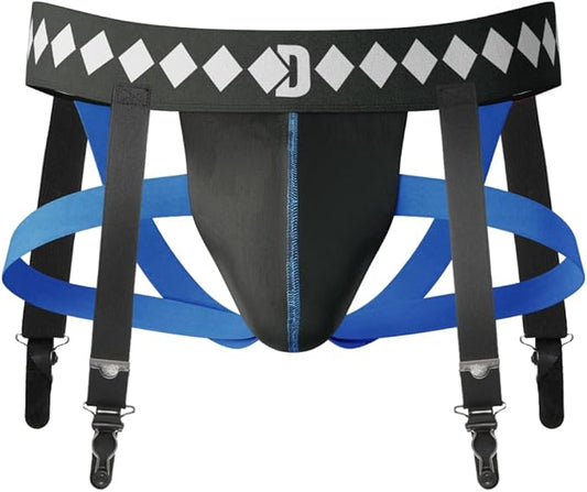 Diamond MMA Hockey Garter Belt - Shift-Proof Groin Protection for Hockey Players & Goalies