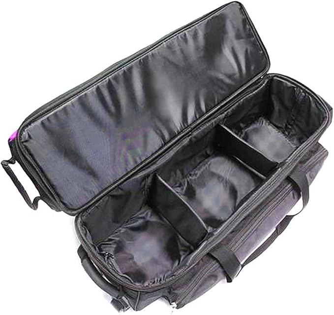 Pyramid Path Triple Tote Roller Plus Bowling Bag with Detachable Shoe Bag (Fits US Mens Size 15), Accessory and Side Pocket, Lightweight Travel Design