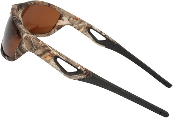 Polarized Outdoor Sports Sunglasses Tr90 Camo Frame for Men Women Driving Fishing Hunting Reduce Glare